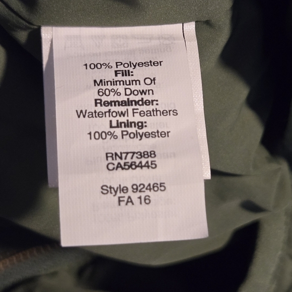 J.Crew Women's Quilted Down Waterfown Feather Puffer Vest Green Size XS - Picture 5 of 6